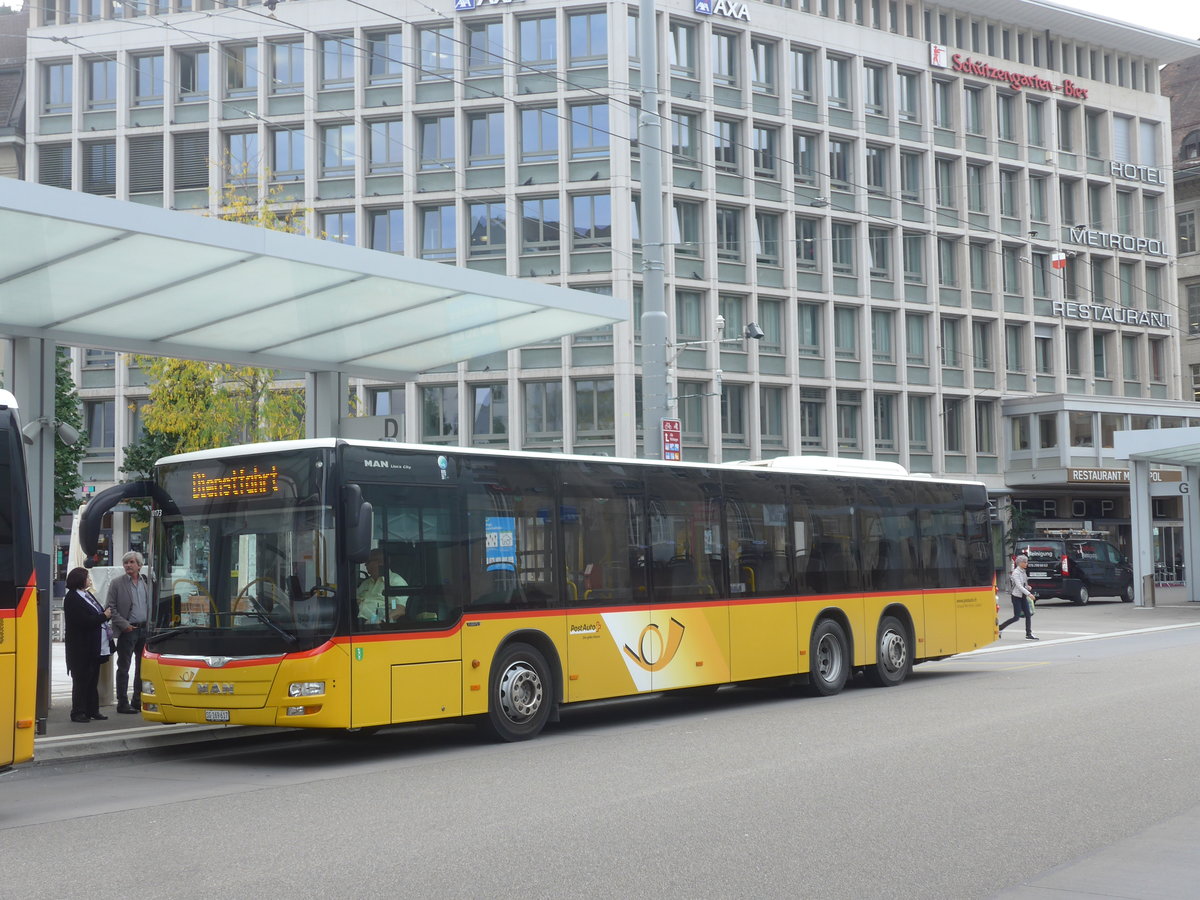 (221'279) - Schwizer, Goldach - SG 169'617 - MAN am 24. September 2020 beim Bahnhof St. Gallen