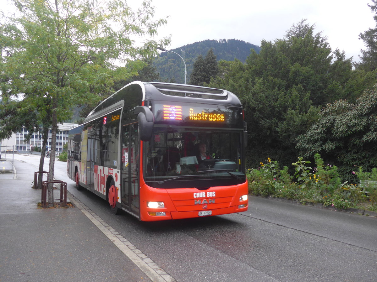 (221'441) - SBC Chur - Nr. 9/GR 97'509 - MAN am 26. September 2020 in Chur, Oberalpstrasse