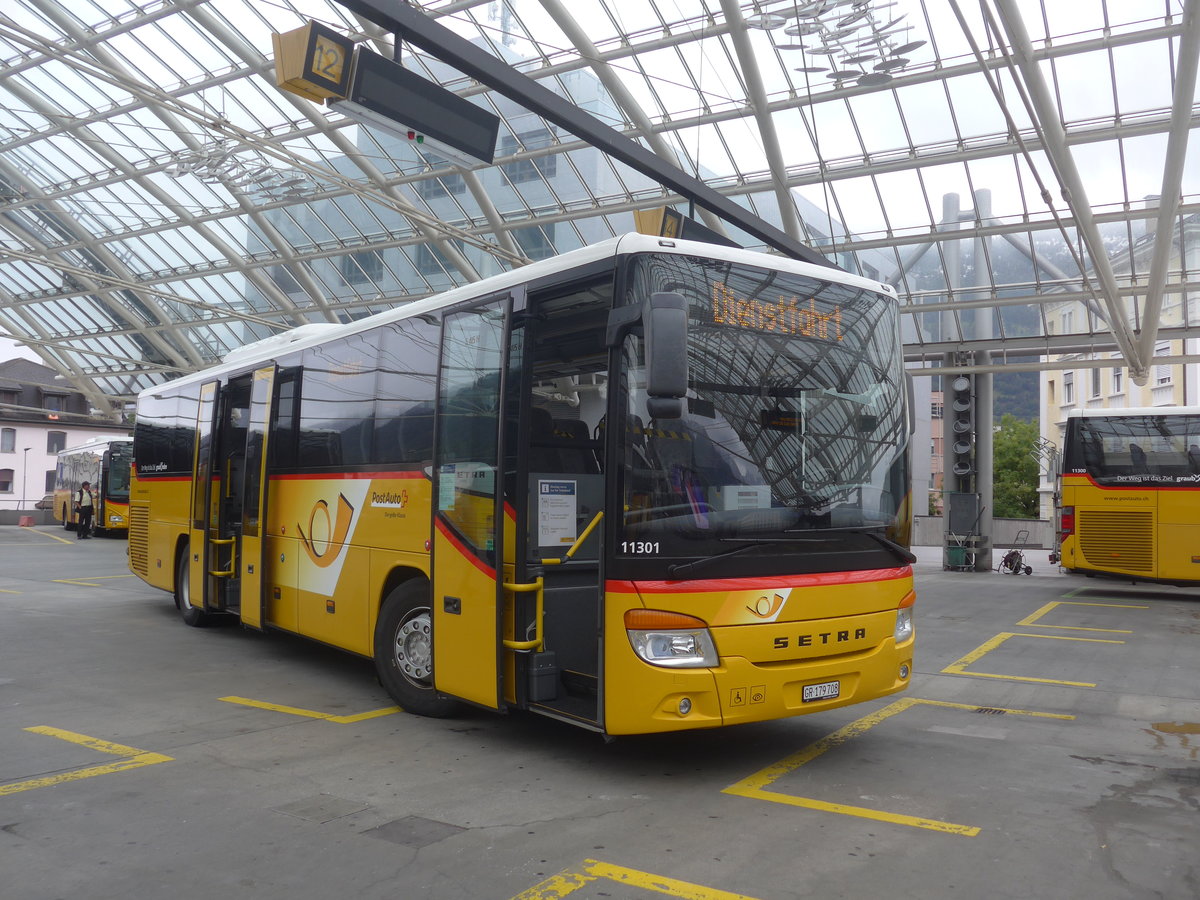 (221'453) - PostAuto Graubnden - GR 179'708 - Setra am 26. September 2020 in Chur, Postautostation