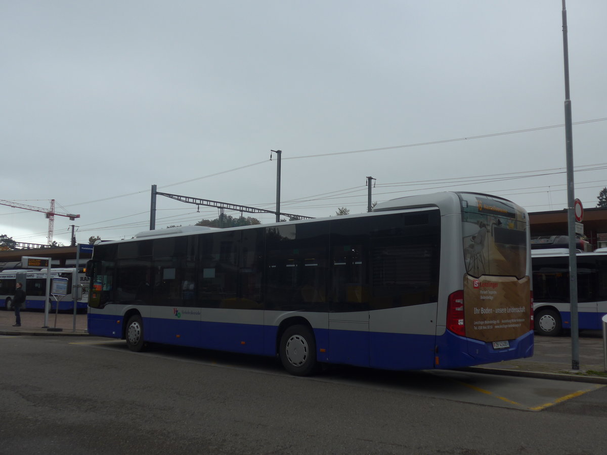 (221'779) - VZO Grningen - Nr. 8/ZH 41'408 - Mercedes am 12. Oktober 2020 beim Bahnhof Wetzikon