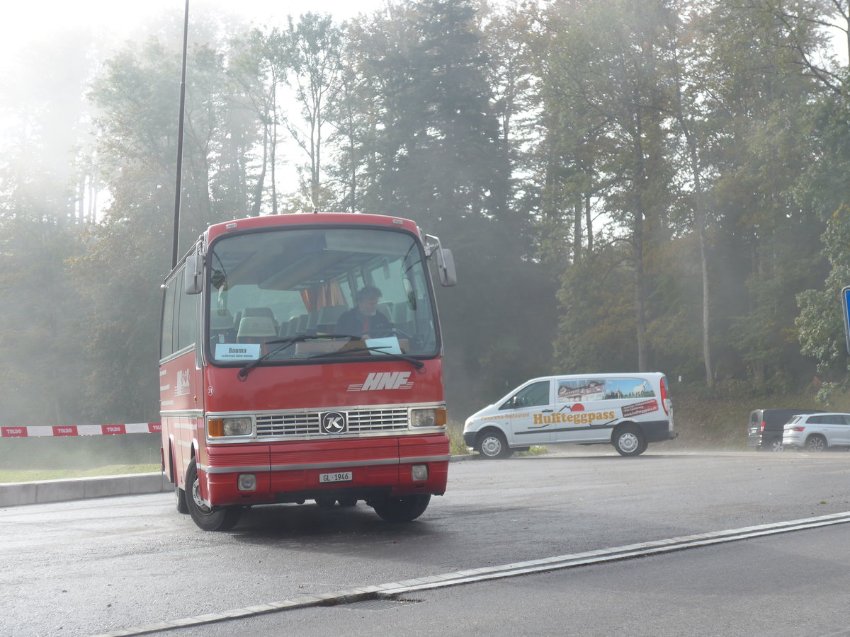 (221'821) - Biegger, Uster - Nr. 31/GL 1946 - Setra (ex AFA Adelboden Nr. 31; ex AFA Adelboden Nr. 10; ex Frhlich, Zrich) am 12. Oktober 2020 in Mhlrti, Hulftegg