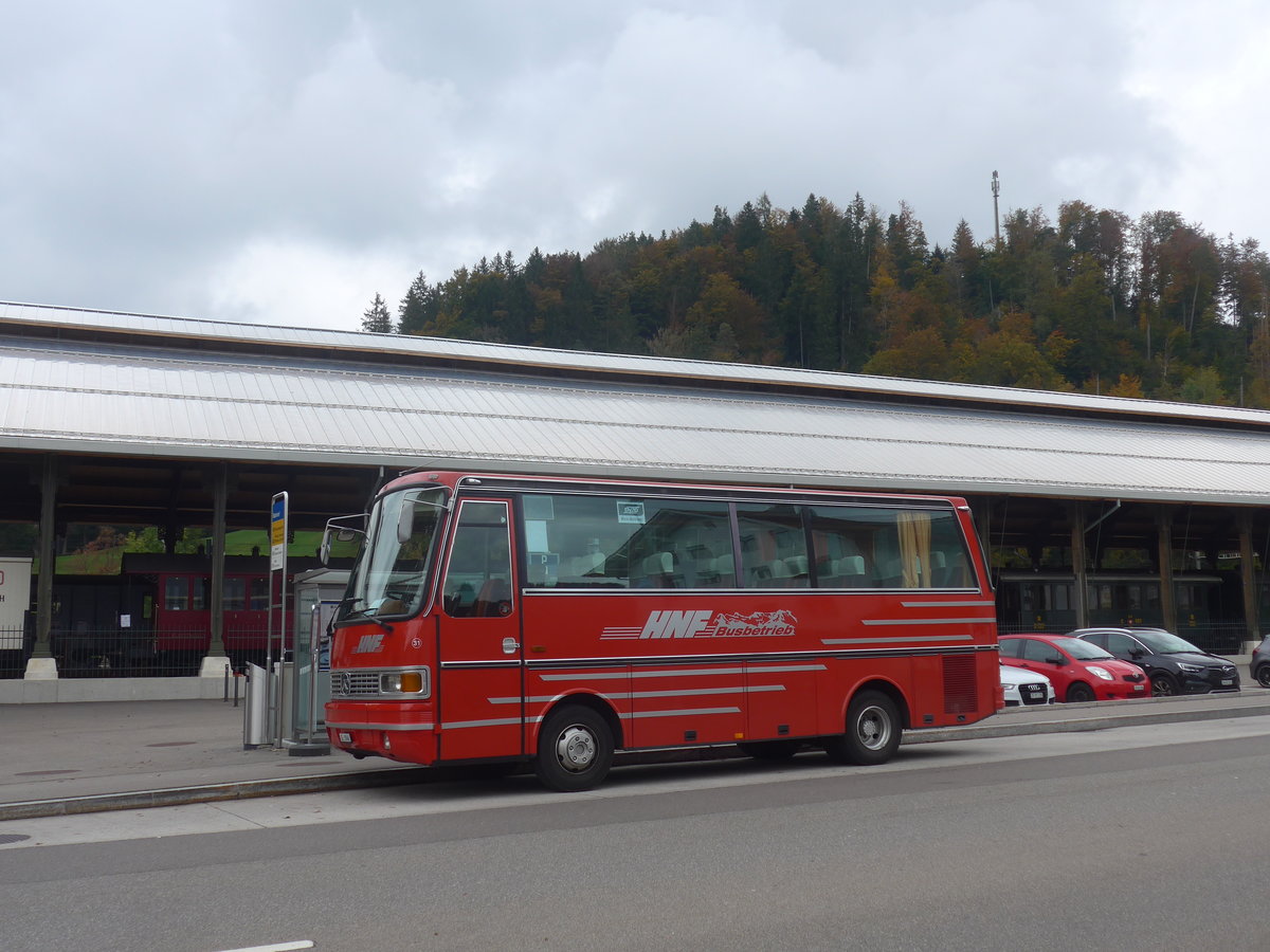 (221'865) - Biegger, Uster - Nr. 31/GL 1946 - Setra (ex AFA Adelboden Nr. 31; ex AFA Adelboden Nr. 10; ex Frhlich, Zrich) am 12. Oktober 2020 beim Bahnhof Bauma