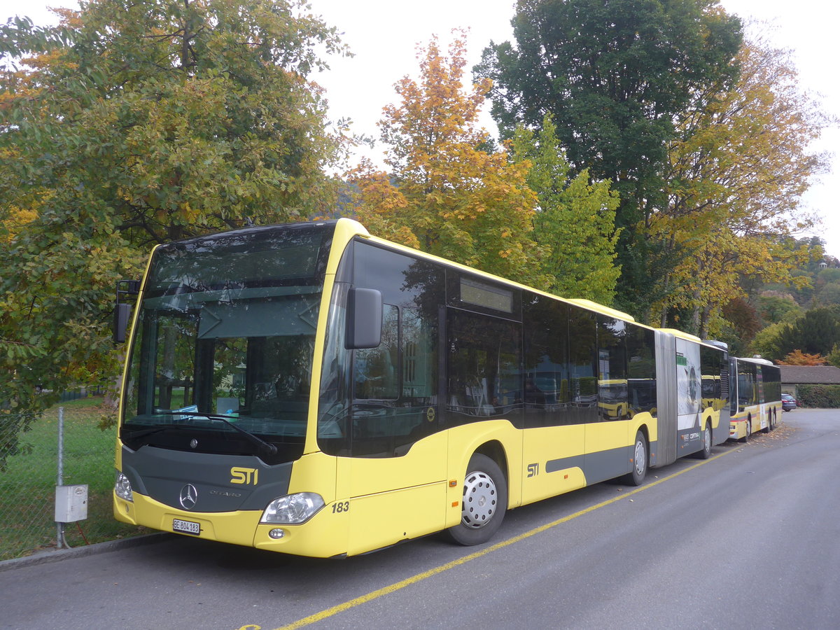 (221'940) - STI Thun - Nr. 183/BE 804'183 - Mercedes am 17. Oktober 2020 bei der Schifflndte Thun