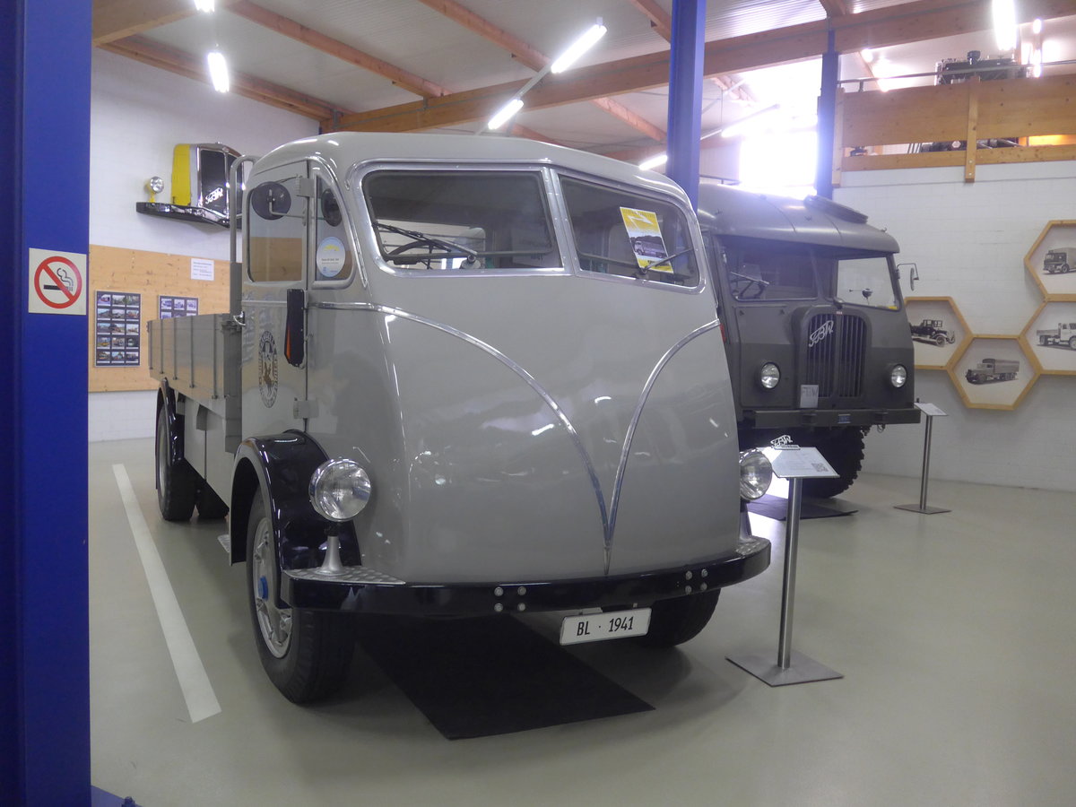 (221'983) - Mineralquelle, Eptingen - FBW/FHS (ex AAGR Rothenburg) am 18. Oktober 2020 in Wetzikon, FBW-Museum