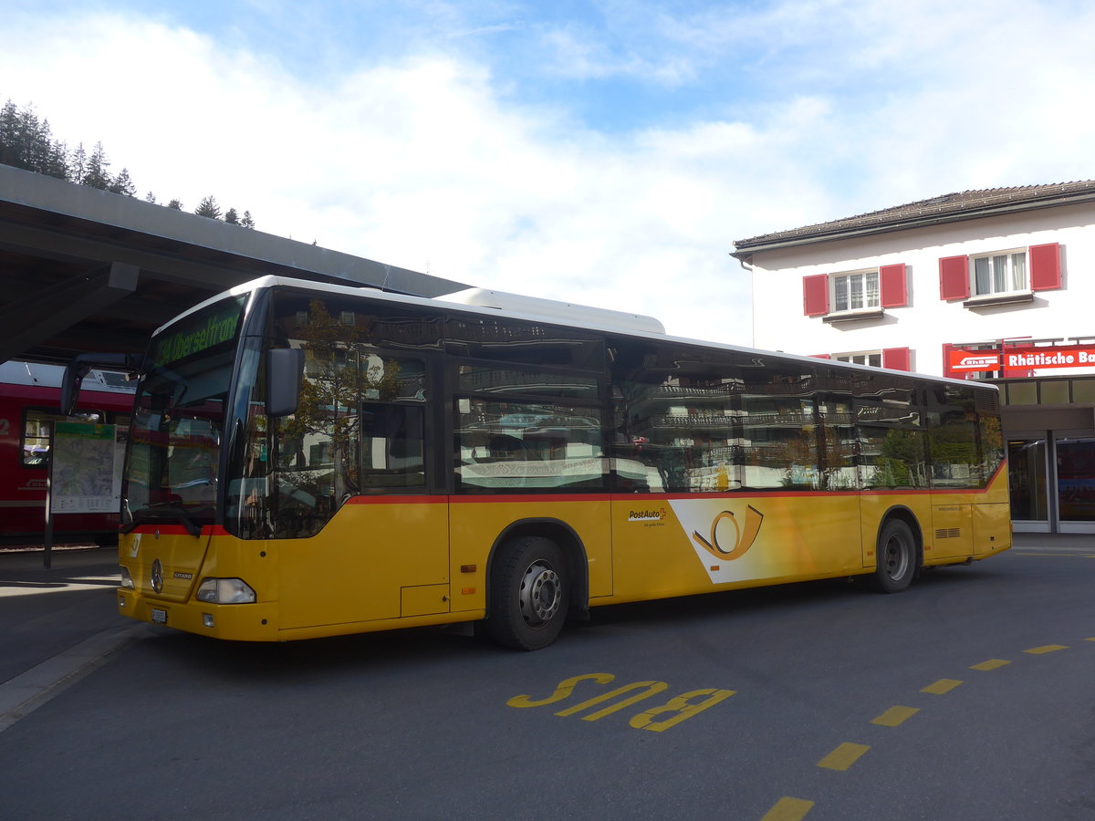 (222'165) - PostAuto Graubnden - GR 168'850 - Mercedes (ex Dnser, Trimmis; ex Luk, Grsch; ex PostAuto Graubnden GR 102'365) am 20. Oktober 2020 beim Bahnhof Klosters