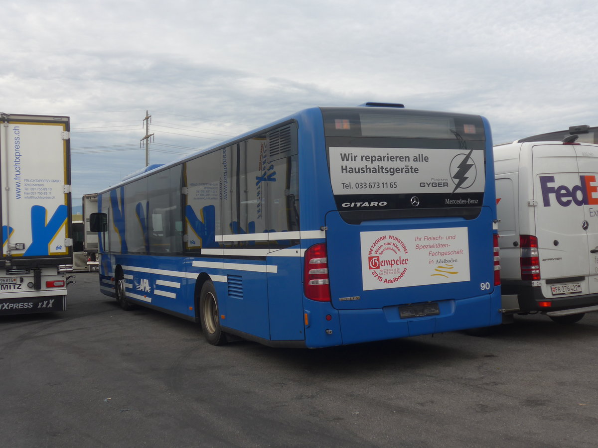 (222'691) - AFA Adelboden - Nr. 90 - Mercedes am 25. Oktober 2020 in Kerzers, Interbus