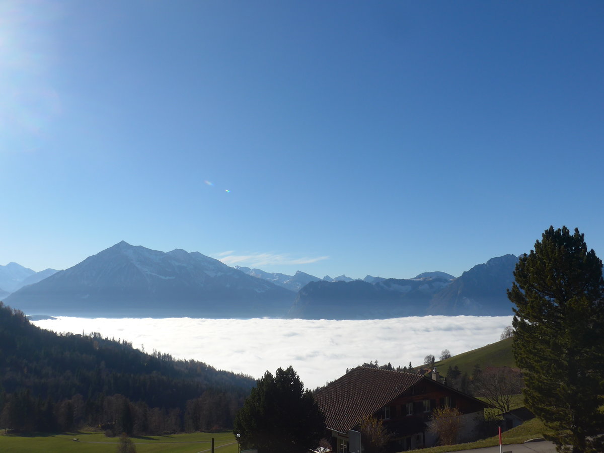 (222'863) - Nebelmeer �ber dem Thunersee am 27. November 2020 von Heiligenschwendi aus
