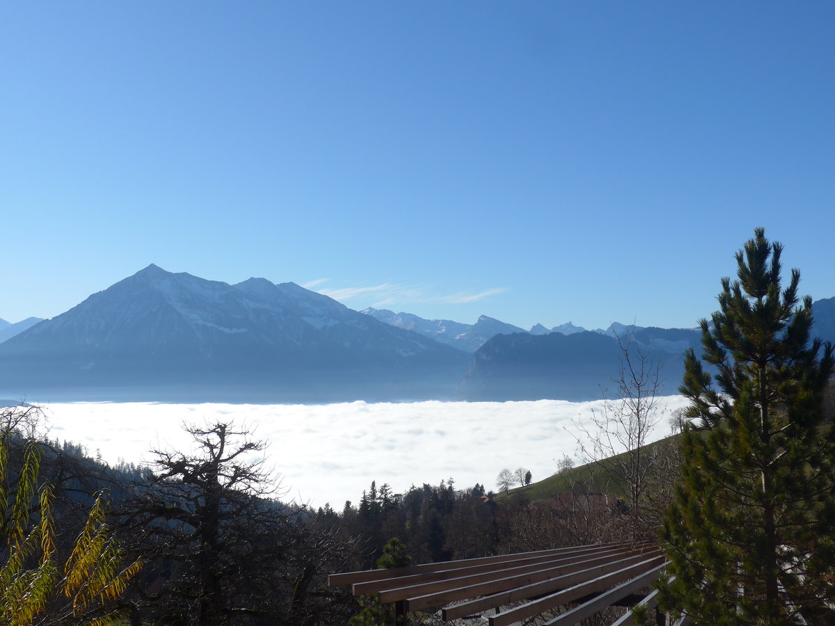 (222'864) - Nebelmeer �ber dem Thunersee am 27. November 2020 von Heiligenschwendi aus