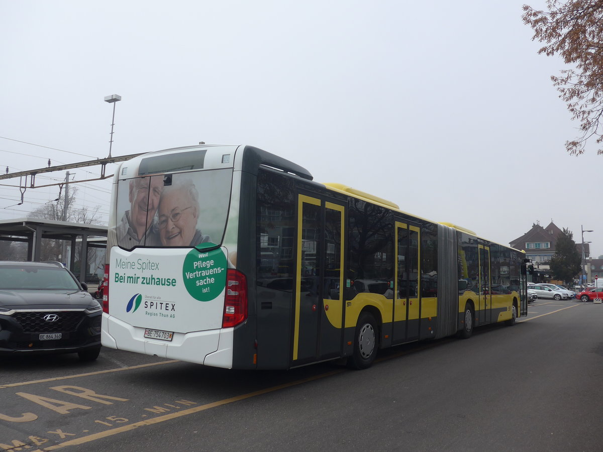 (222'872) - STI Thun - Nr. 703/BE 754'703 - Mercedes am 27. November 2020 in Thun, CarTerminal