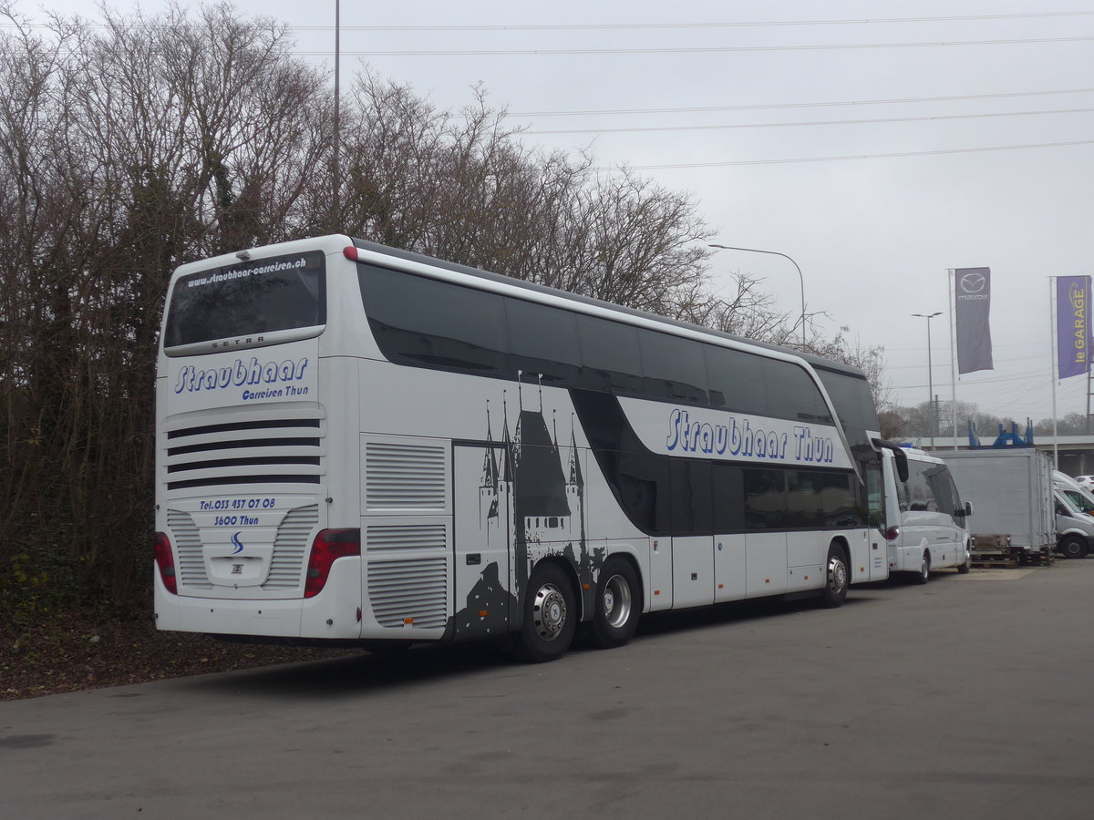 (222'917) - Straubhaar, Thun - Nr. 3 - Setra am 29. November 2020 in Kerzers, Interbus