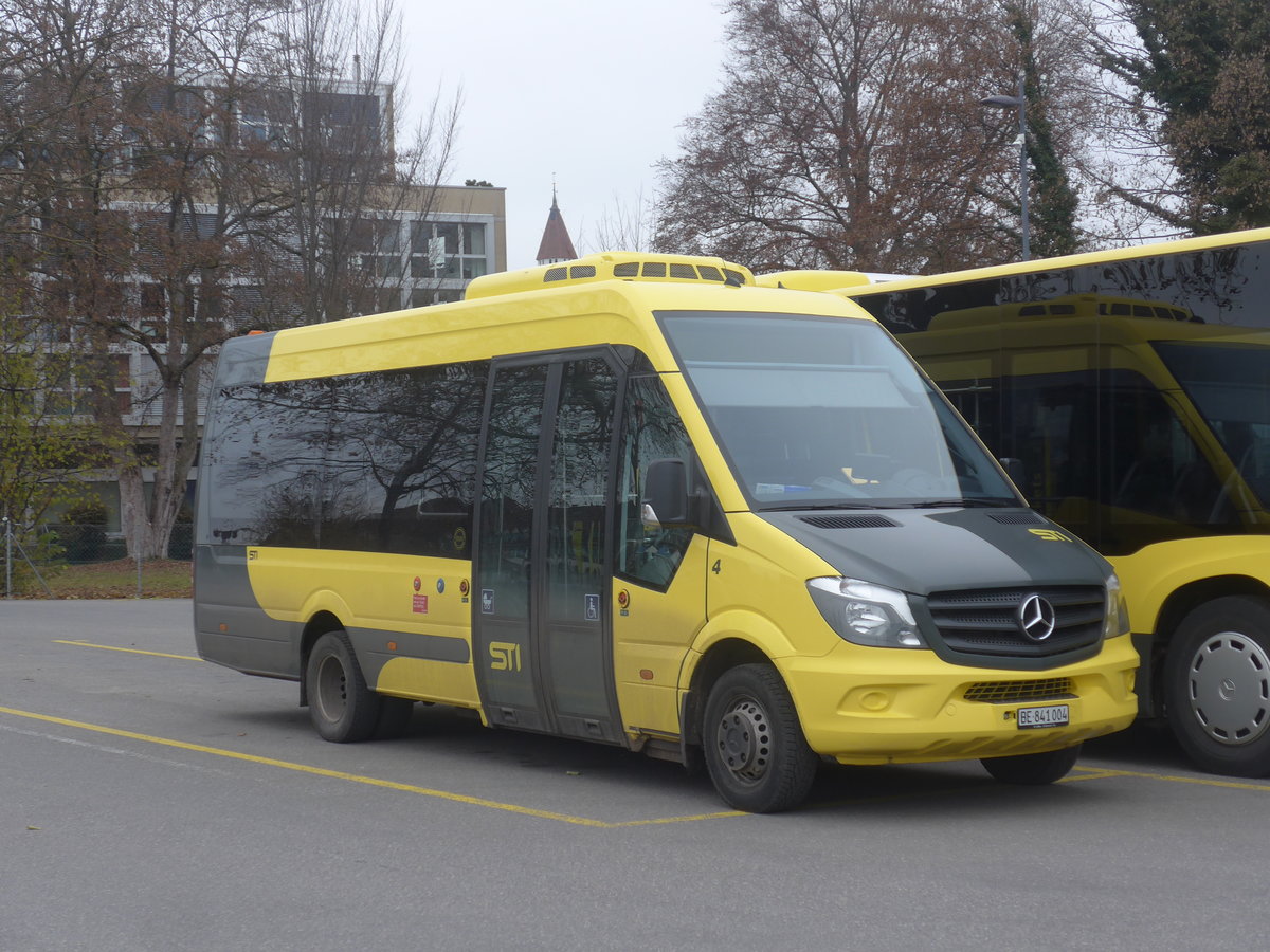 (222'981) - STI Thun - Nr. 4/BE 841'004 - Mercedes am 8. Dezember 2020 bei der Schifflndte Thun