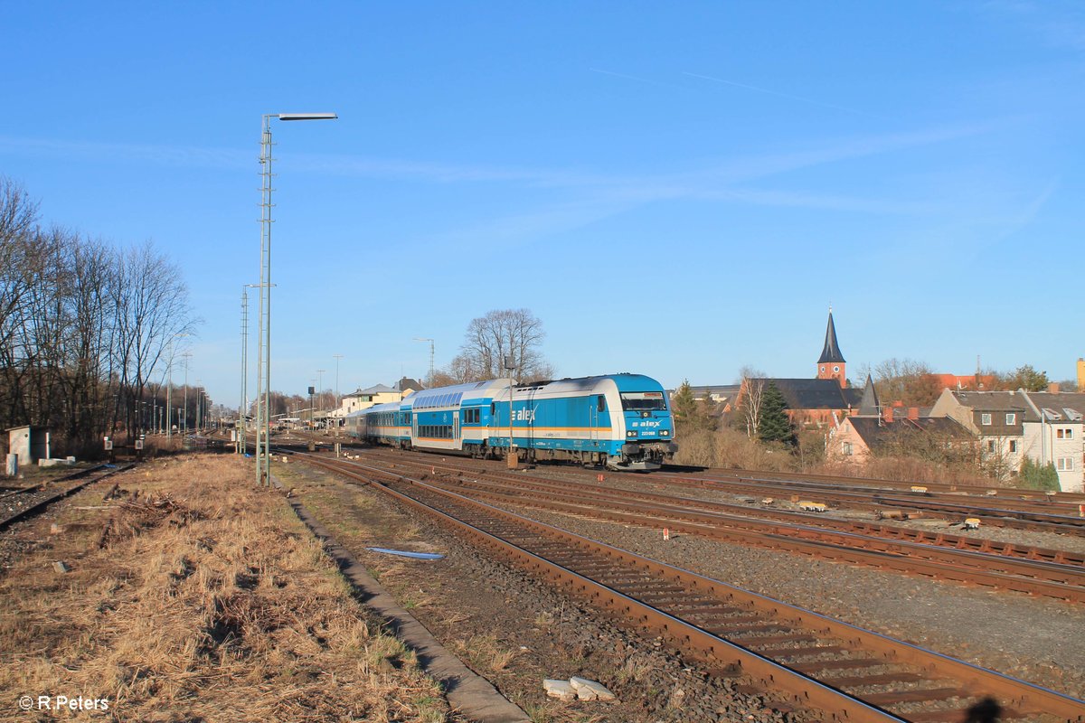 223 068 verlässt Marktredwitz mit dem ALX84121 Hof - München. 26.03.17