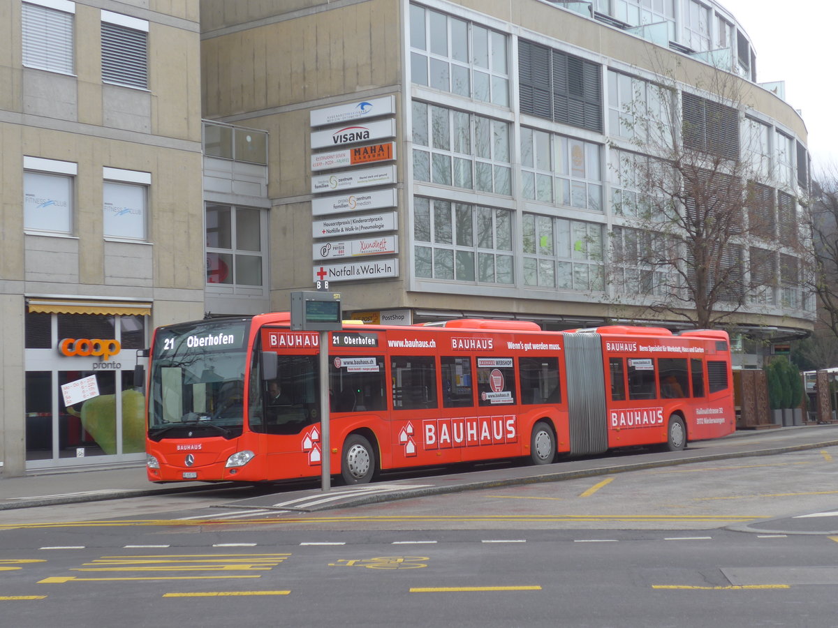 (223'275) - STI Thun - Nr. 707/BE 835'707 - Mercedes am 3. Januar 2021 beim Bahnhof Thun