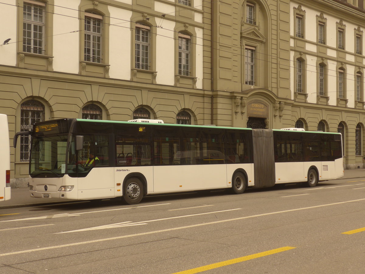 (223'433) - Intertours, Domdidier - Nr. 207/FR 300'470 - Mercedes (ex Zeretzke, D-Castrop-Rauxel Nr. 43) am 6. Februar 2021 beim Bahnhof Bern