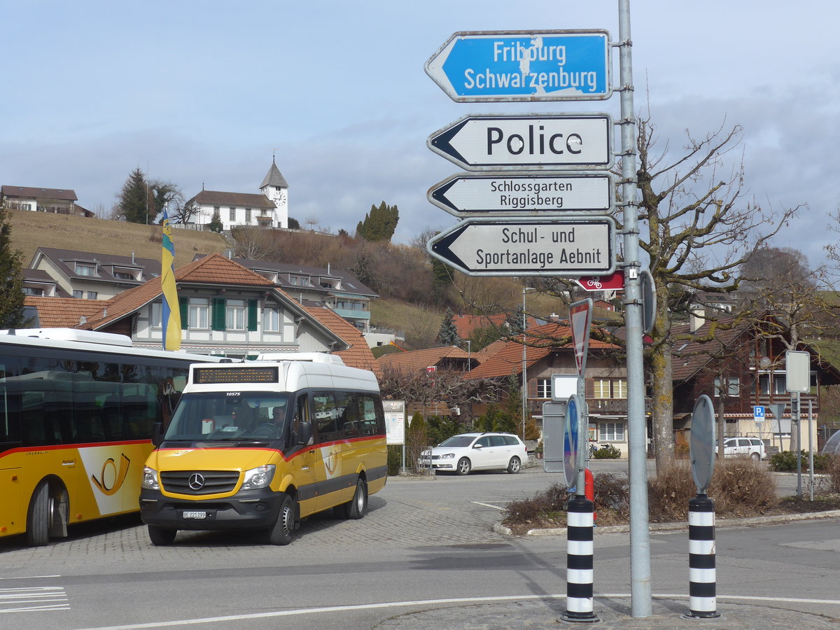 (223'607) - Lthi, Hinterfultigen - BE 221'299 - Mercedes am 18. Februar 2021 in Riggisberg, Post