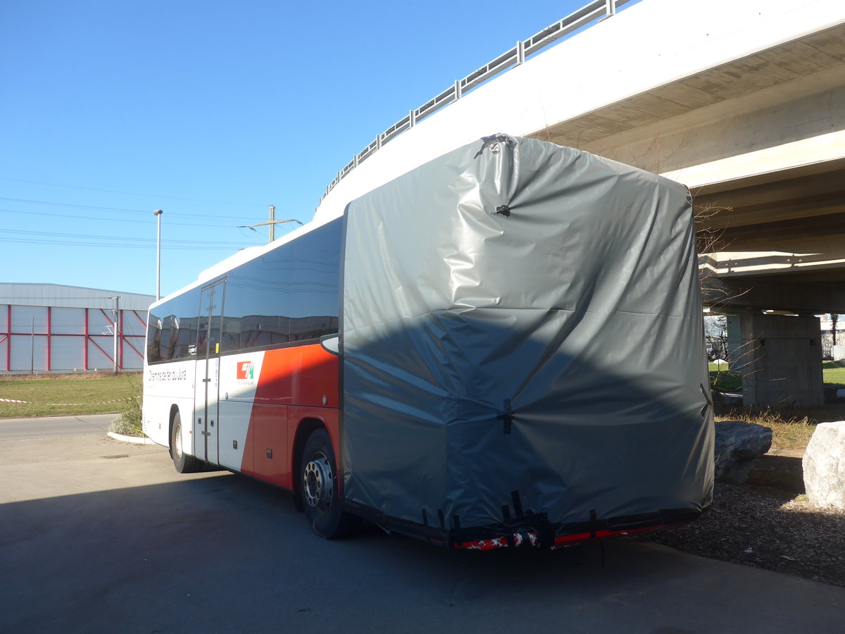 (223'684) - CJ Tramelan - Nr. 121 - Setra am 21. Februar 2021 in Kerzers, Interbus