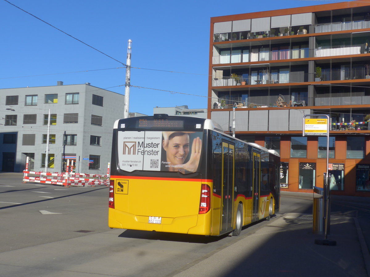 (223'690) - PostAuto Bern - Nr. 2/BE 652'122 - Mercedes am 21. Februar 2021 beim Bahnhof Bern Brnnen Westside