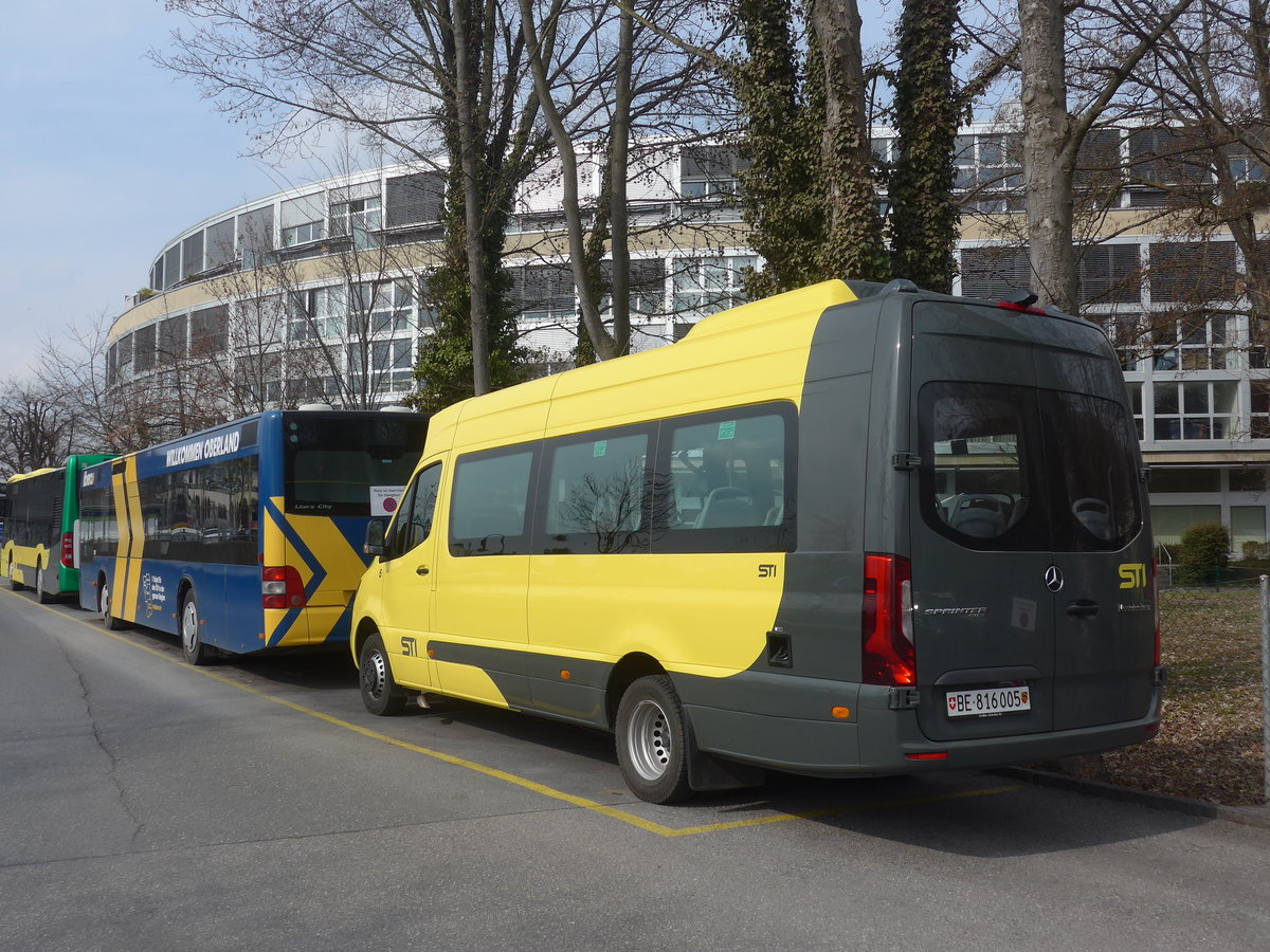 (224'050) - STI Thun - Nr. 5/BE 861'005 - Mercedes am 9. Mrz 2021 bei der Schifflndte Thun