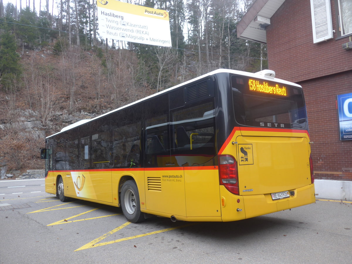 (224'108) - Flck, Brienz - Nr. 8/BE 643'926 - Setra am 13. Mrz 2021 auf dem Brnigpass