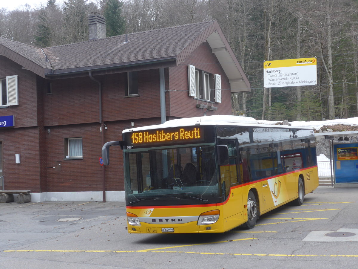 (224'112) - Flck, Brienz - Nr. 8/BE 643'926 - Setra am 13. Mrz 2021 auf dem Brnigpass