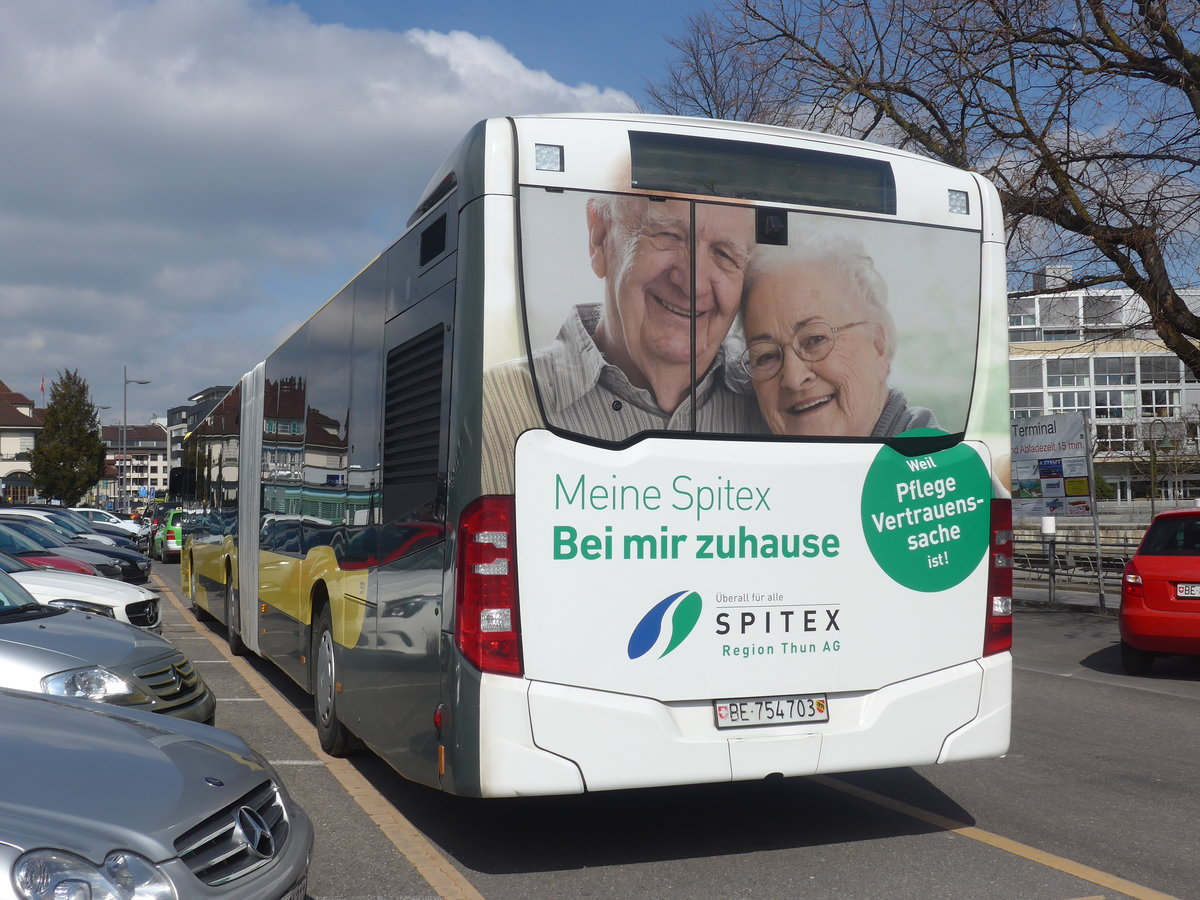 (224'343) - STI Thun - Nr. 703/BE 754'703 - Mercedes am 22. Mrz 2021 in Thun, CarTerminal