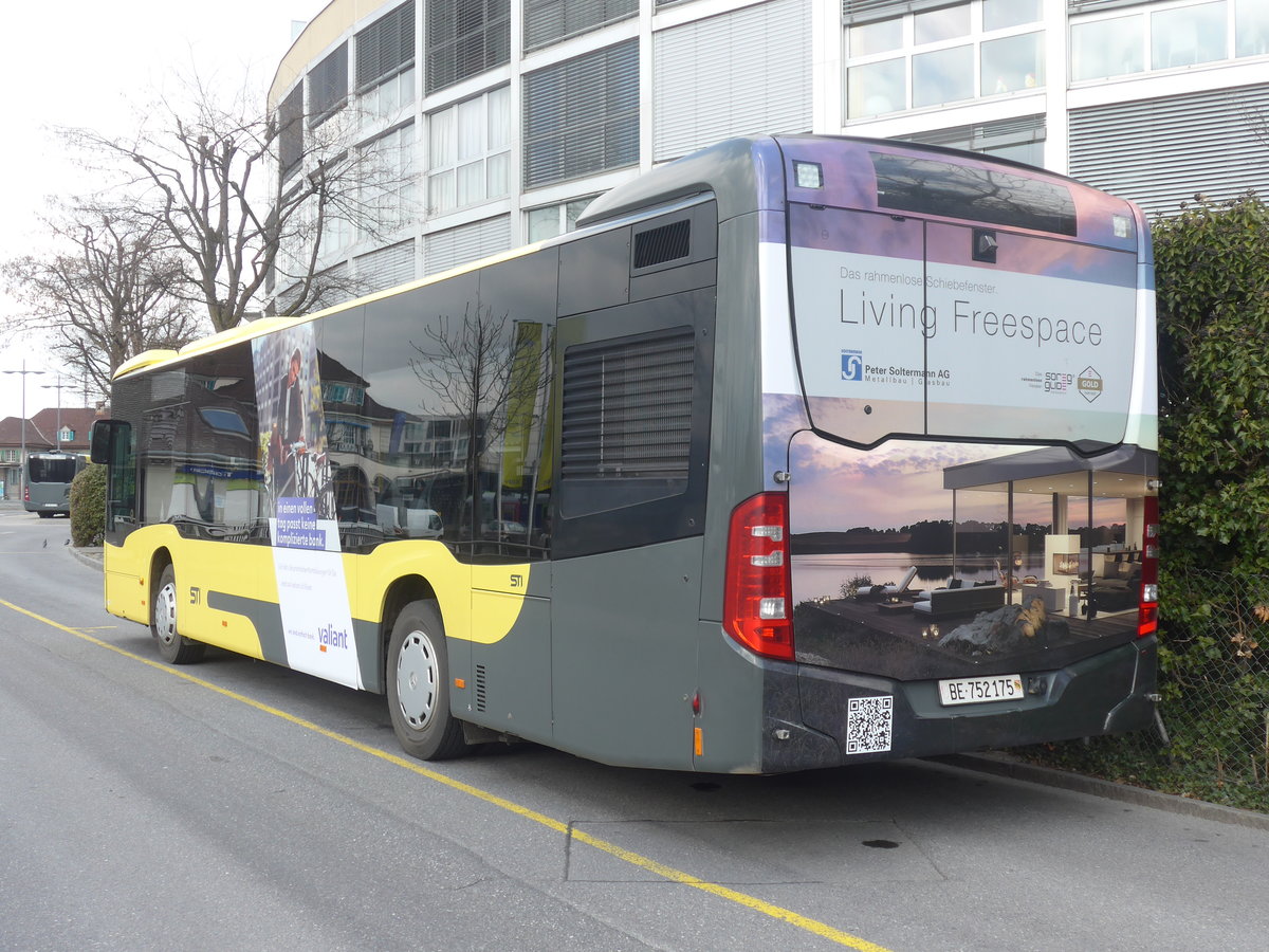 (224'346) - STI Thun - Nr. 175/BE 752'175 - Mercedes am 22. Mrz 2021 bei der Schifflndte Thun