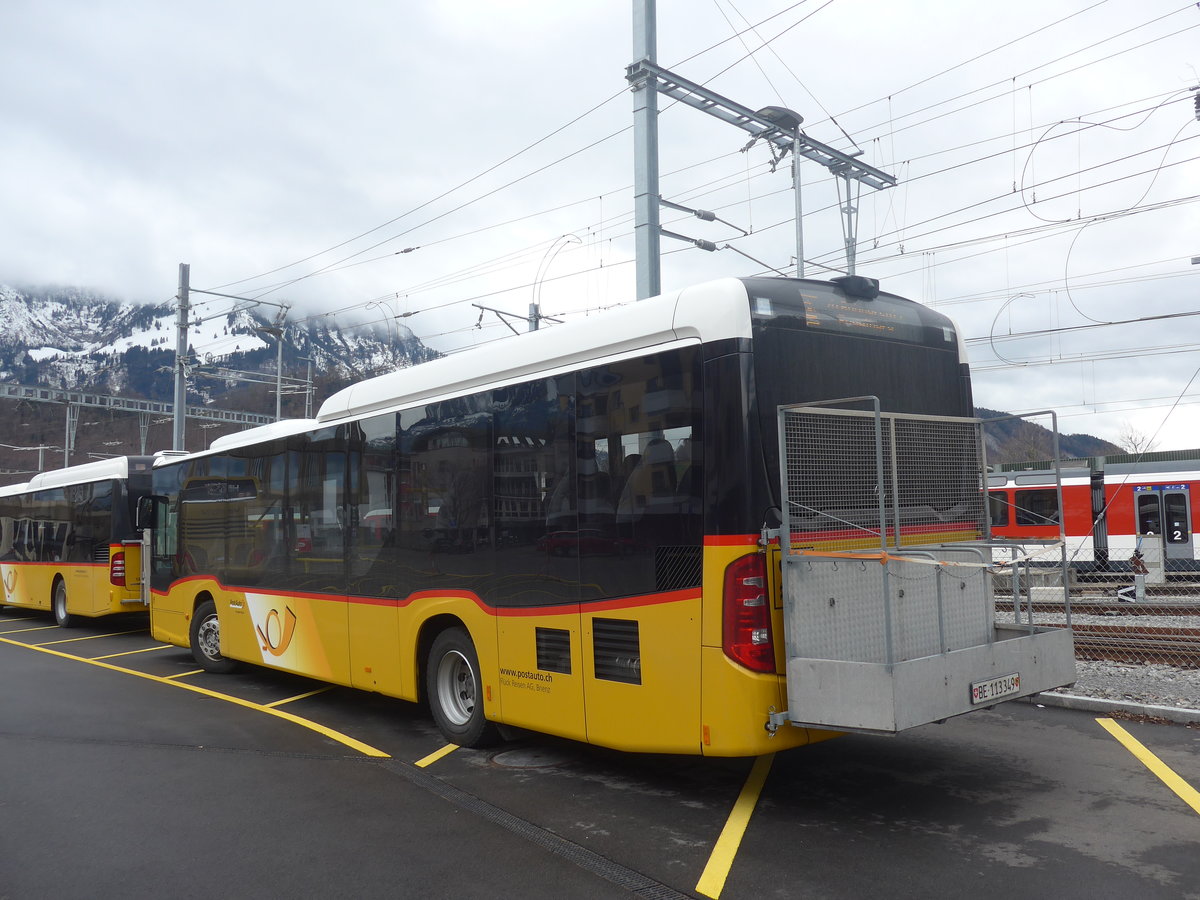 (224'399) - Flck, Brienz - Nr. 5/BE 113'349 - Mercedes am 27. Mrz 2021 beim Bahnhof Stansstad