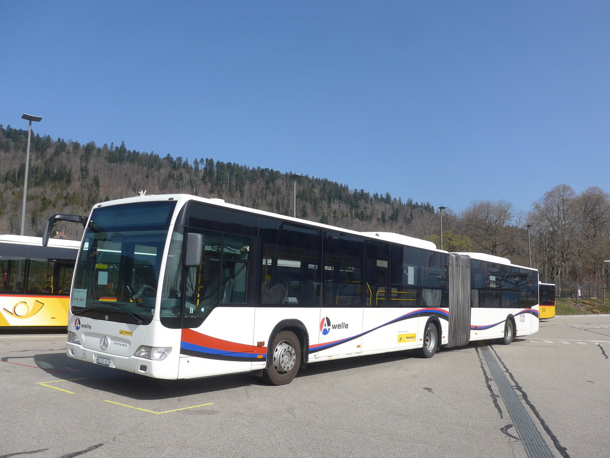 (224'676) - Wicki, Zufikon - NE 165'361 - Mercedes (ex AG 6092) am 2. April 2021 in Boudevilliers, SCAN-ne (Einsatz CarPostal)