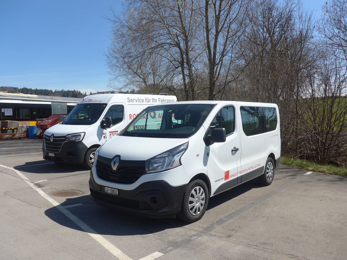 (224'936) - ARAG Ruswil - Nr. 85/LU 10'613 - Renault am 11. April 2021 in Ruswil, Garage