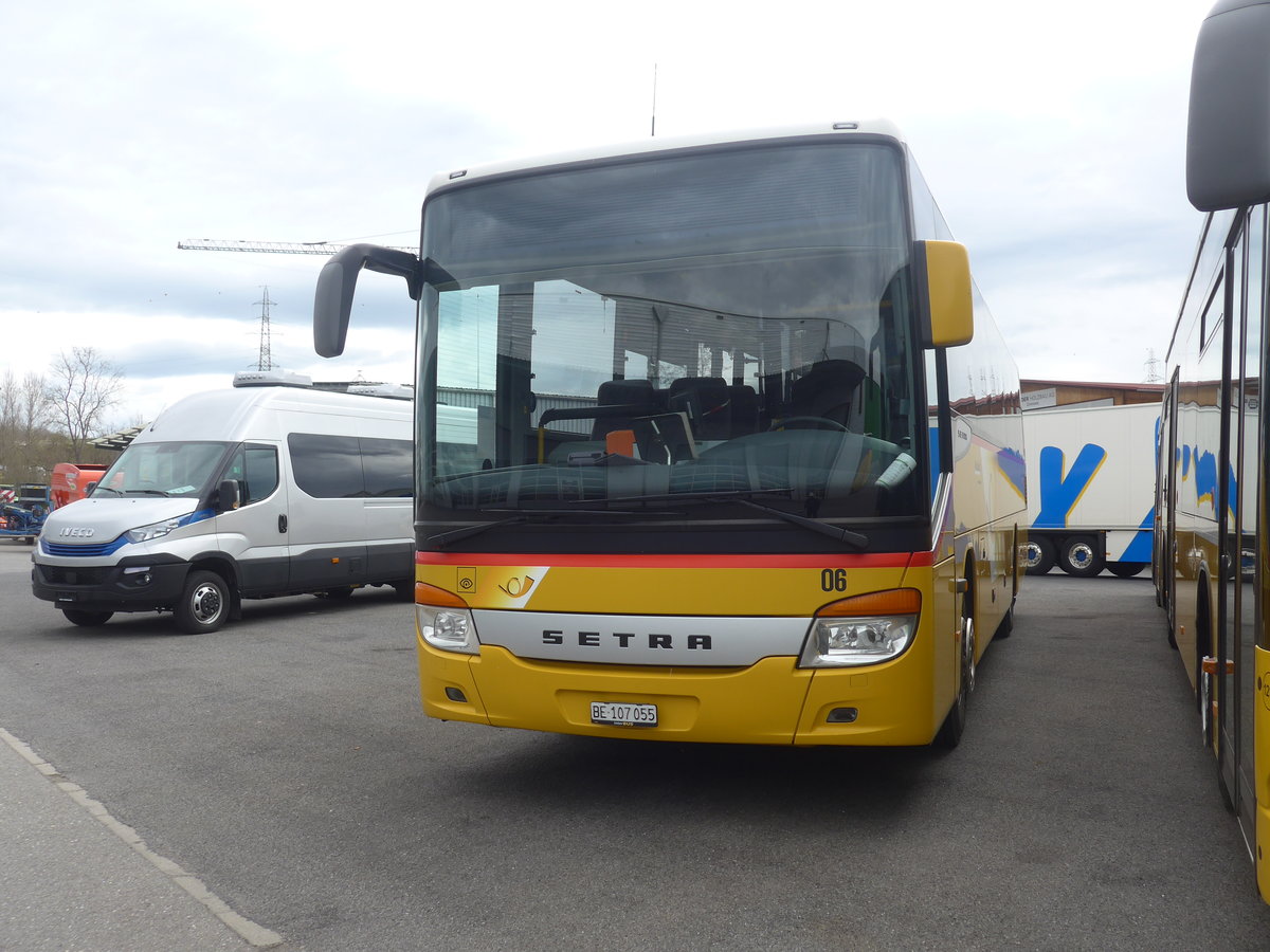 (224'965) - Kbli, Gstaad - Nr. 6/BE 107'055 - Setra am 11. April 2021 in Kerzers, Interbus