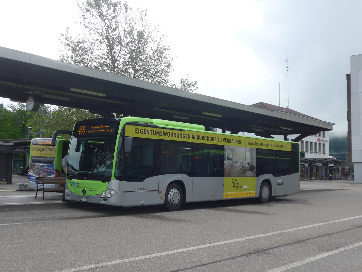 (225'753) - Busland, Burgdorf - Nr. 104/BE 737'104 - Mercedes am 6. Juni 2021 beim Bahnhof Burgdorf