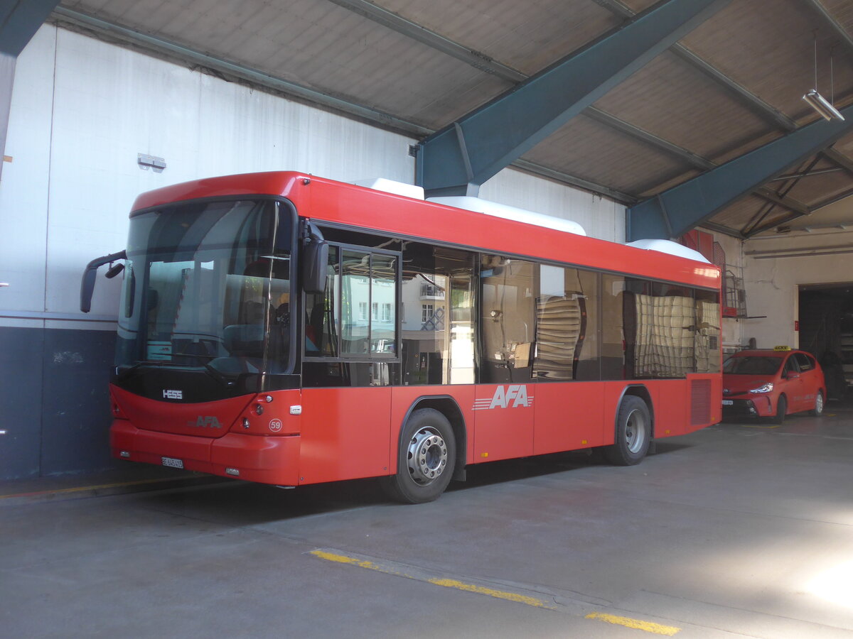 (225'912) - AFA Adelboden - Nr. 59/BE 645'415 - Scania/Hess am 16. Juni 2021 in Adelboden, Busstation