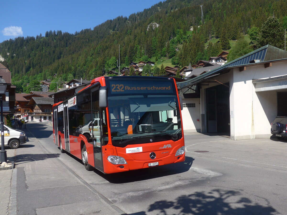 (225'924) - AFA Adelboden - Nr. 94/BE 26'974 - Mercedes am 16. Juni 2021 in Adelboden, Busstation