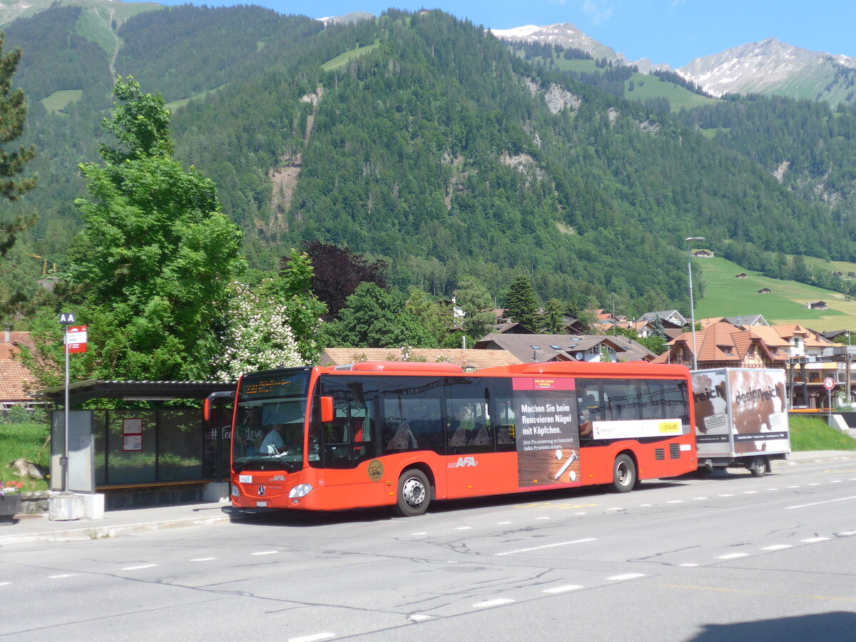 (225'929) - AFA Adelboden - Nr. 97/BE 823'927 - Mercedes am 16. Juni 2021 beim Bahnhof Frutigen