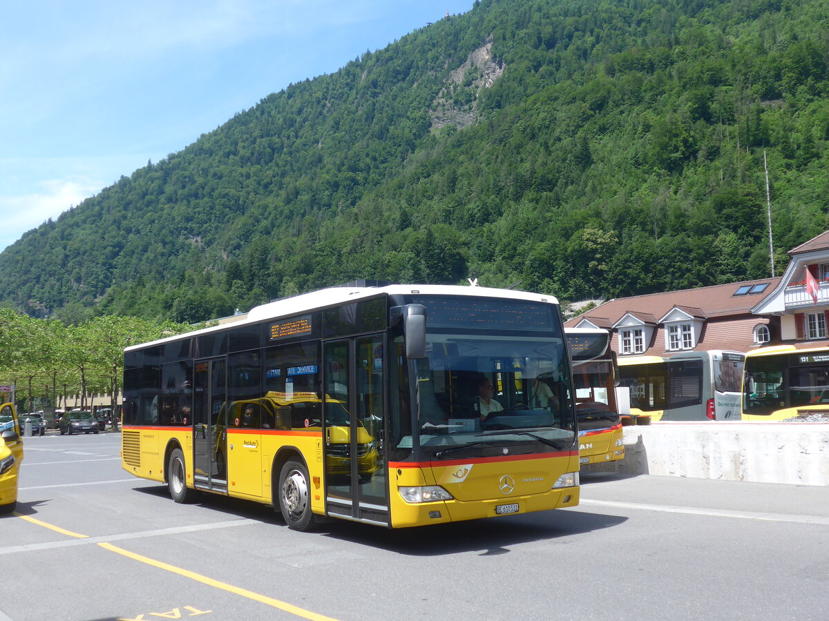 (226'046) - PostAuto Bern - BE 610'531 - Mercedes am 26. Juni 2021 beim Bahnhof Interlaken Ost