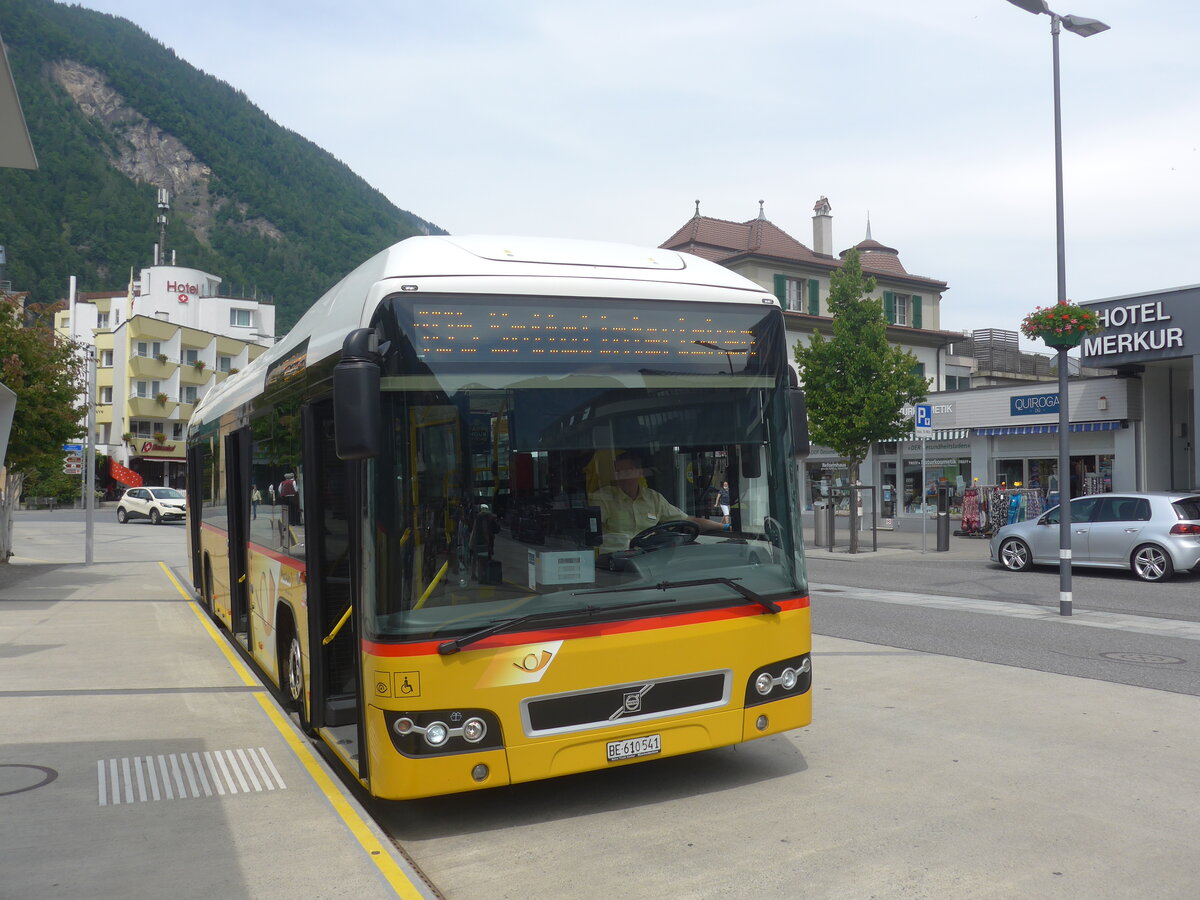 (226'058) - PostAuto Bern - BE 610'541 - Volvo am 27. Juni 2021 beim Bahnhof Interlaken West
