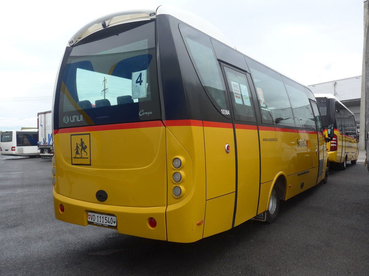 (226'198) - CarPostal Ouest - VD 111'540 - Iveco/UNVI am 4. Juli 2021 in Kerzers, Interbus