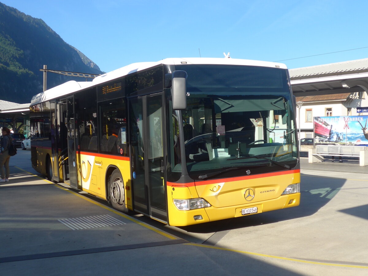 (226'230) - PostAuto Bern - BE 610'546 - Mercedes am 10. Juli 2021 beim Bahnhof Interlaken West