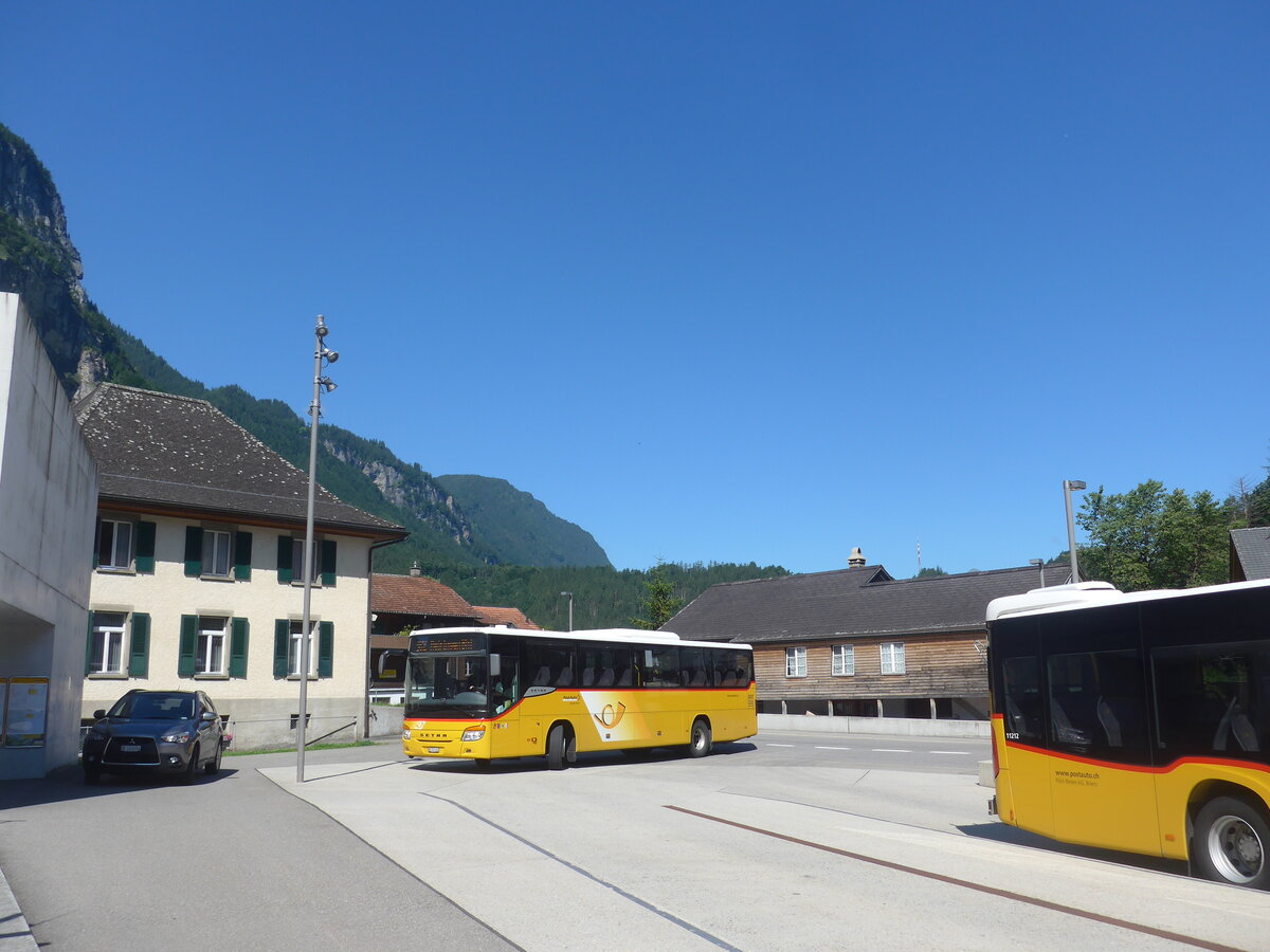 (226'252) - PostAuto Bern - Nr. 73/BE 171'453 - Setra (ex AVG Meiringen Nr. 73) am 10. Juli 2021 in Innertkirchen, Grimseltor