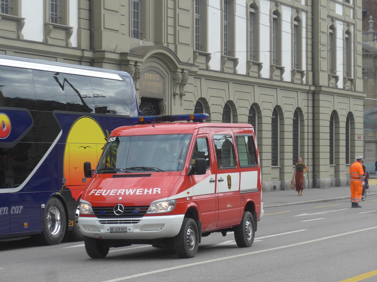 (226'323) - Stadt Bern, Bern - Nr. 55/BE 428'967 - Mercedes am 11. Juli 2021 beim Bahnhof Bern