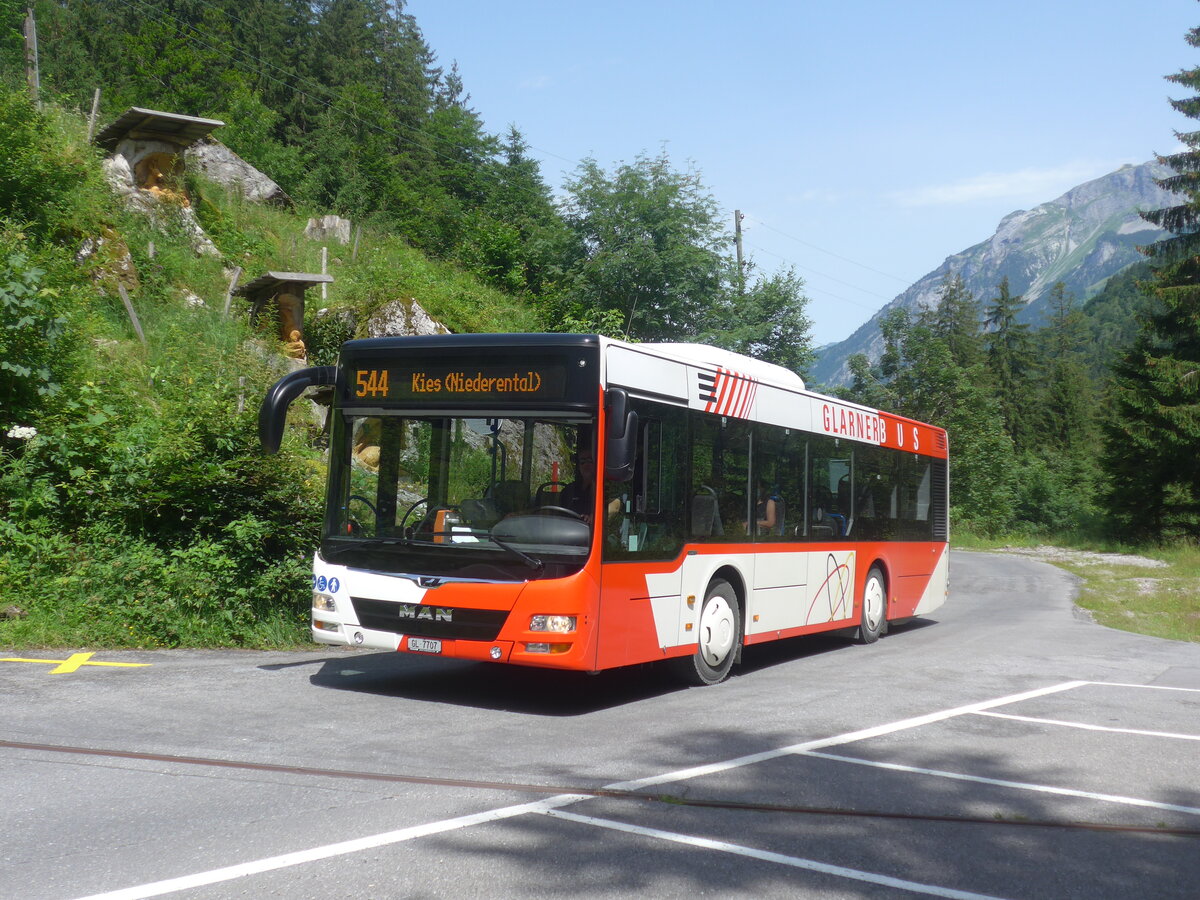 (226'448) - AS Engi - Nr. 7/GL 7707 - MAN am 12. Juli 2021 in Schwanden, Kies