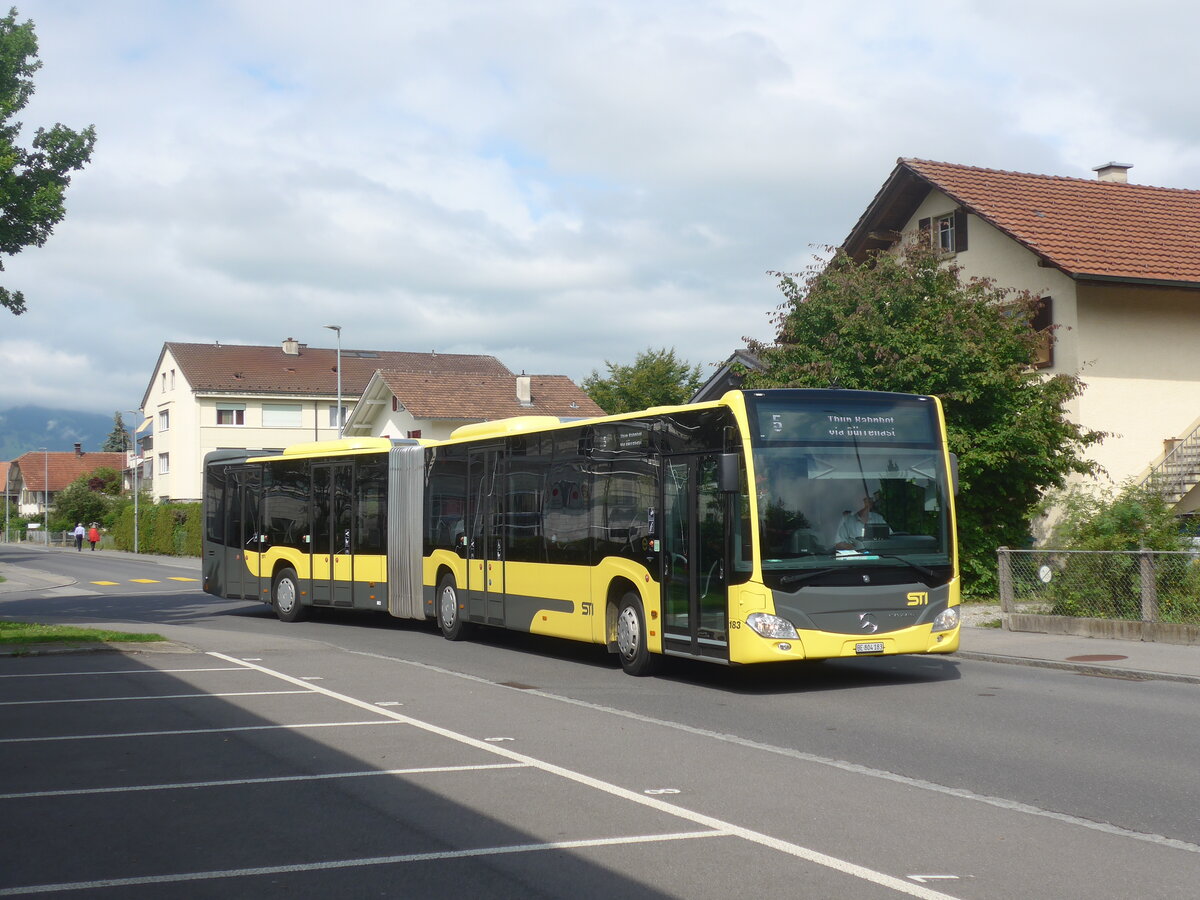 (226'505) - STI Thun - Nr. 183/BE 804'183 - Mercedes am 17. Juli 2021 in Thun, Asterweg