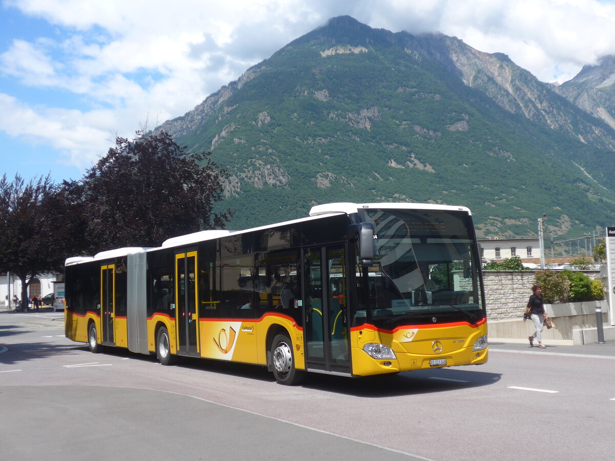 (226'521) - Buchard, Leytron - VS 223'348 - Mercedes am 17. Juli 2021 beim Bahnhof Martigny