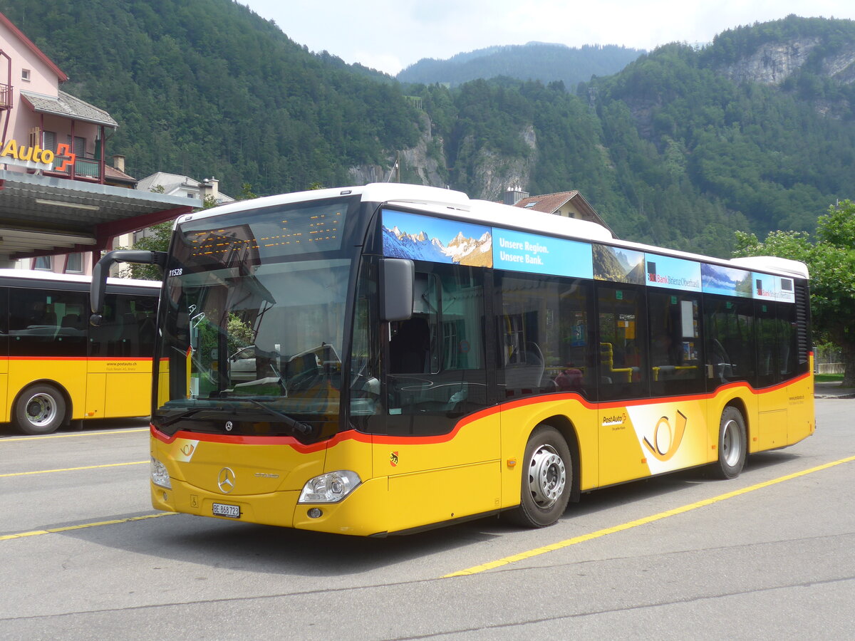 (226'725) - Flck, Brienz - Nr. 23/BE 868'723 - Mercedes am 24. Juli 2021 in Meiringen, Postautostation