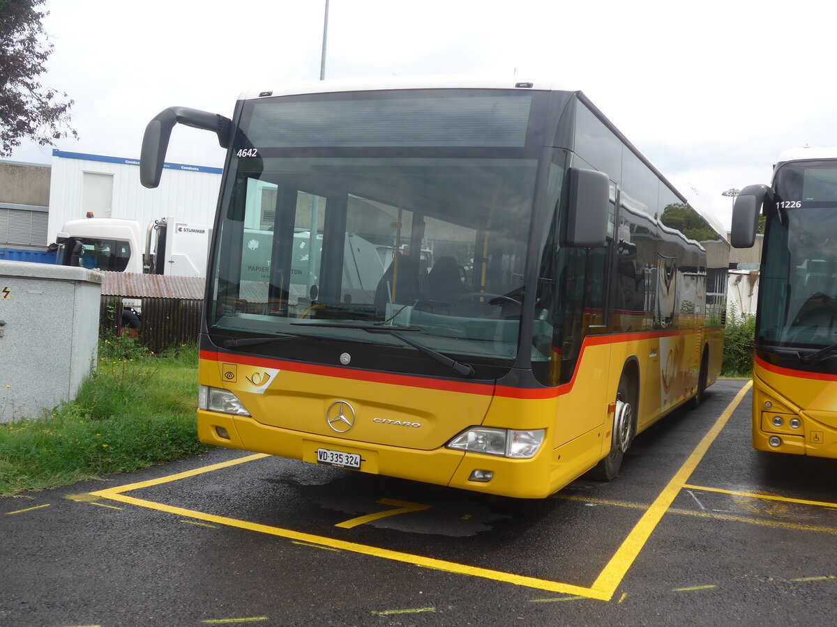 (226'881) - CarPostal Ouest - VD 335'324 - Mercedes am 1. August 2021 in Yverdon, Garage