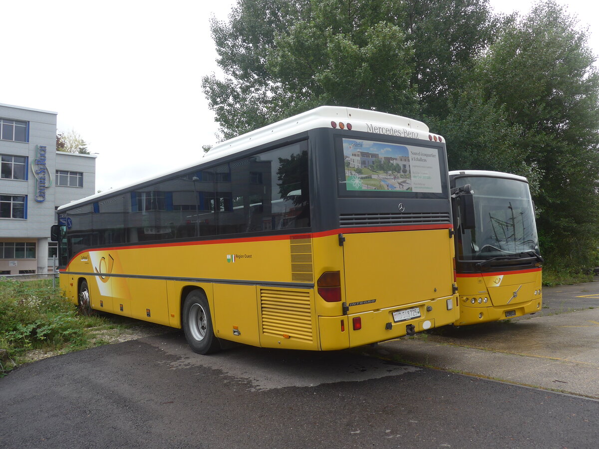 (226'886) - CarPostal Ouest - VD 548'725 - Mercedes am 1. august 2021 in Yverdon, Garage