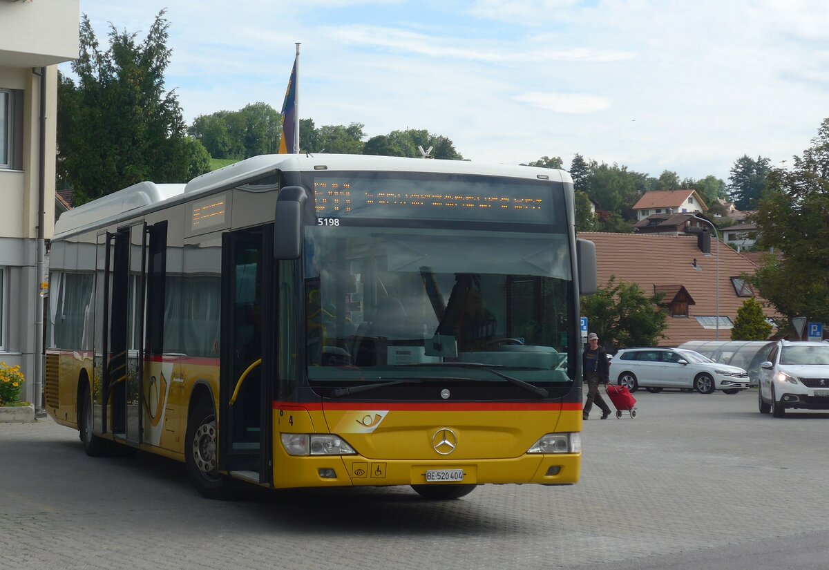 (227'038) - Engeloch, Riggisberg - Nr. 4/BE 520'404 - Mercedes am 7. August 2021 in Riggisberg, Post