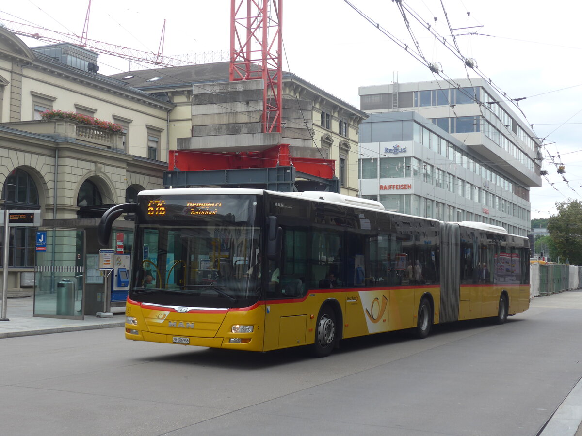 (227'133) - Moser, Flaach - Nr. 293/ZH 186'956 - MAN am 8. August 2021 beim Hauptbahnhof Winterthur