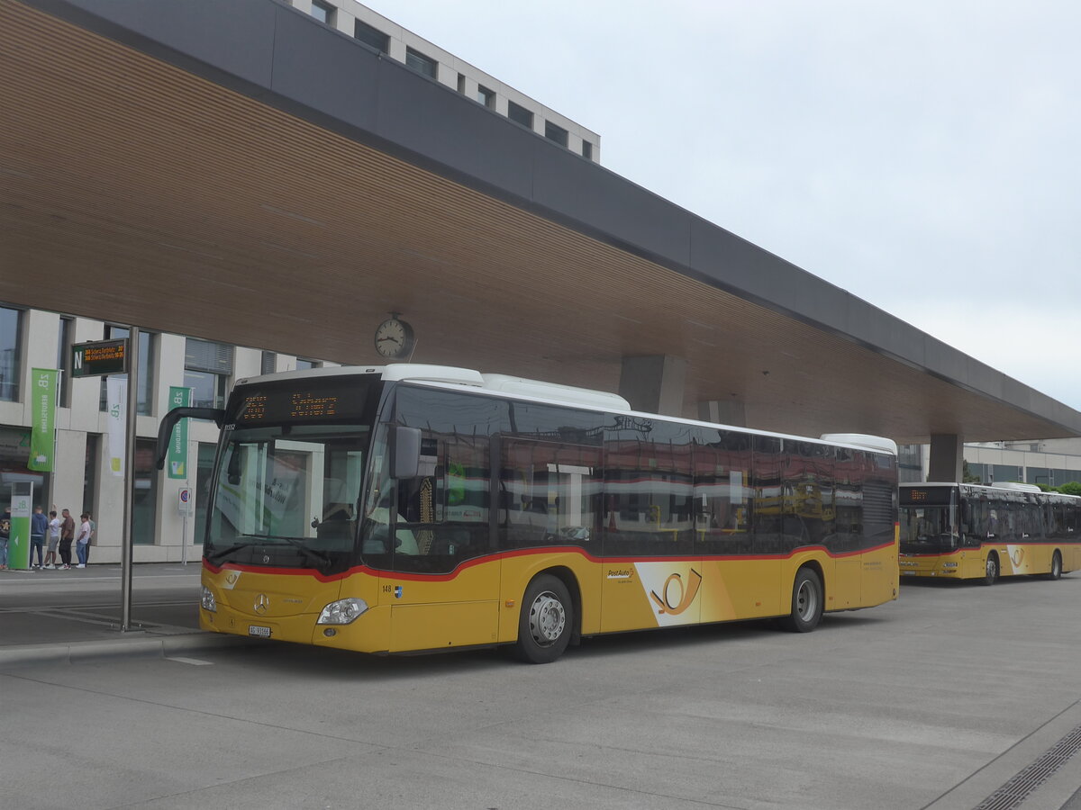 (227'196) - Voegtlin-Meyer, Brugg - Nr. 148/AG 93'166 - Mercedes am 9. August 2021 beim Bahnhof Brugg