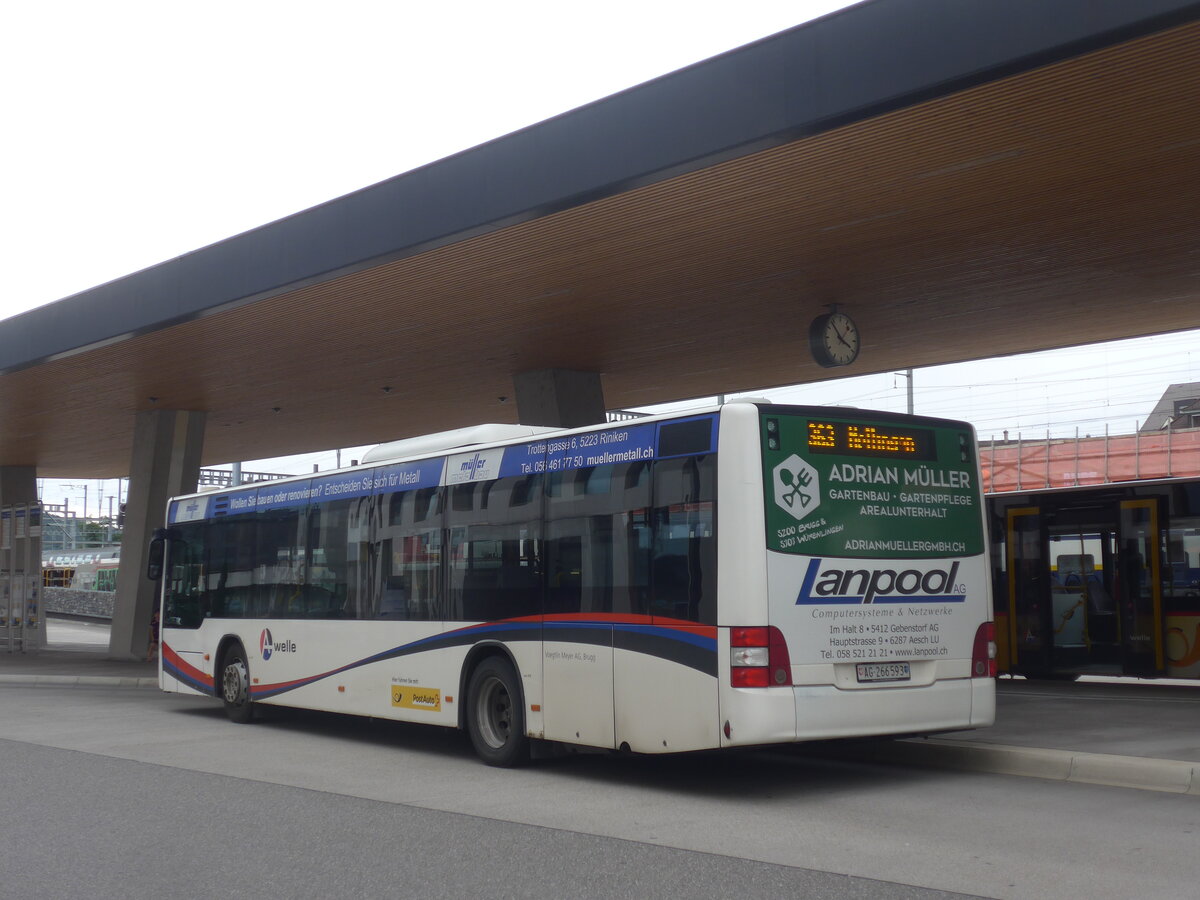 (227'203) - Voegtlin-Meyer, Brugg - Nr. 114/AG 226'593 - MAN am 9. August 2021 beim Bahnhof Brugg